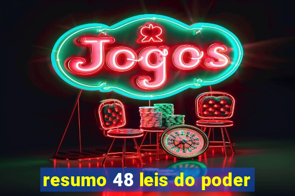 resumo 48 leis do poder